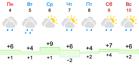 Фото Потепление до +9 и мокрый снег придут на следующей неделе в Новосибирск 2